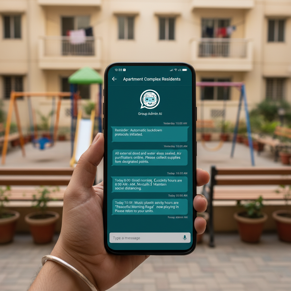 My Gated Community's WhatsApp Group Got an AI. The Silence is Deafening.